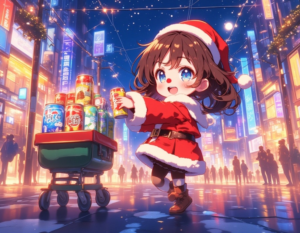 ちびサンタガールとクリスマスの夜