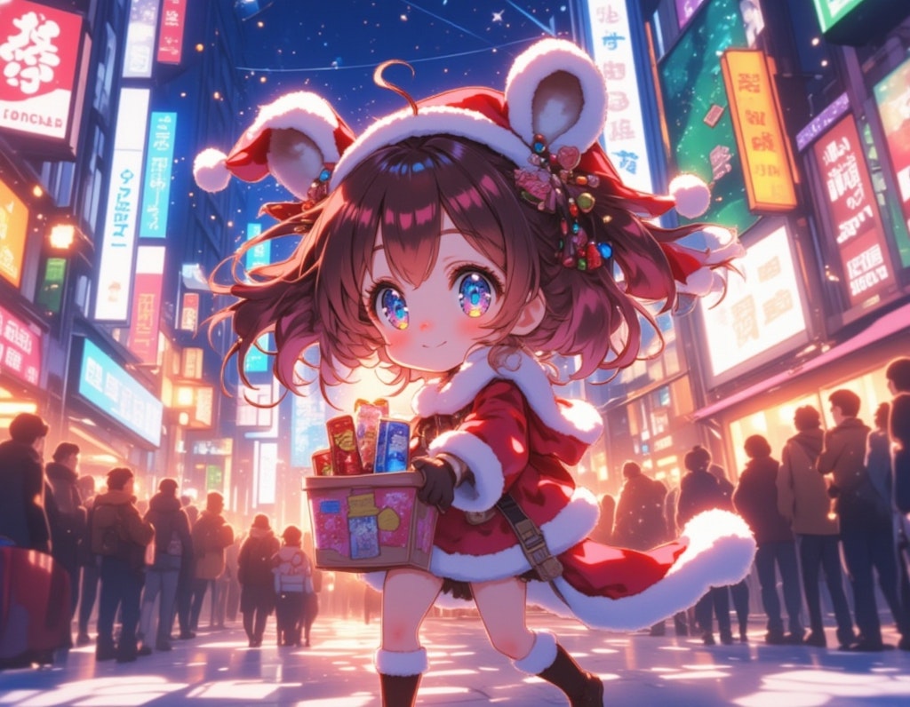 ちびサンタガールとクリスマスの夜