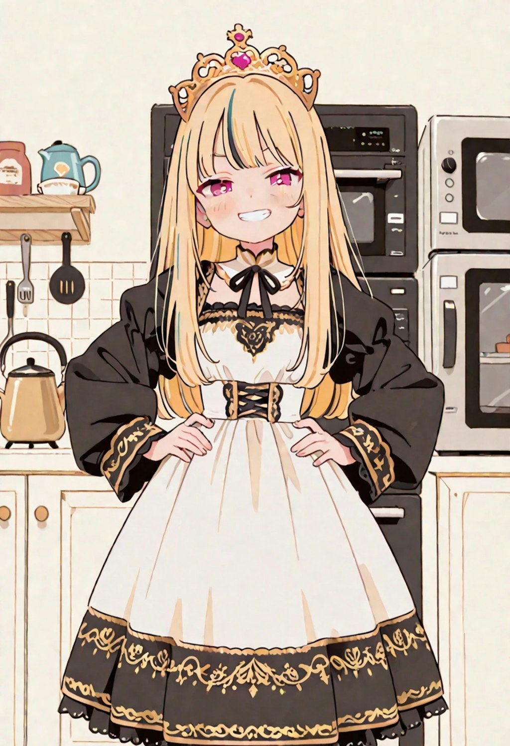 キッチンの小さなお姫様