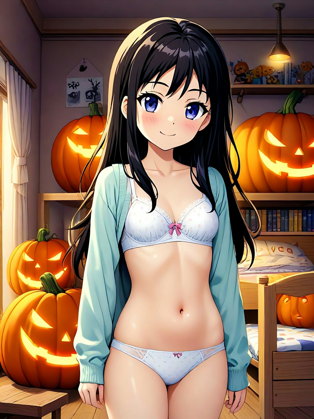 ハロウィン🎃イベントから帰って着替える女子高生！