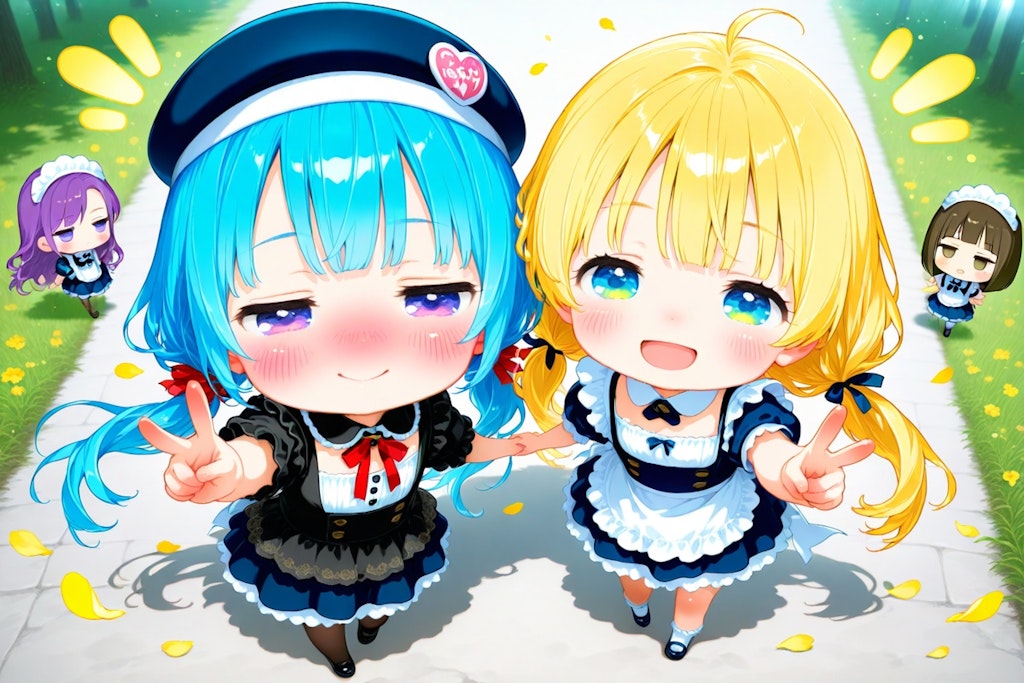 「私たちは、チョキを出しました！」。
