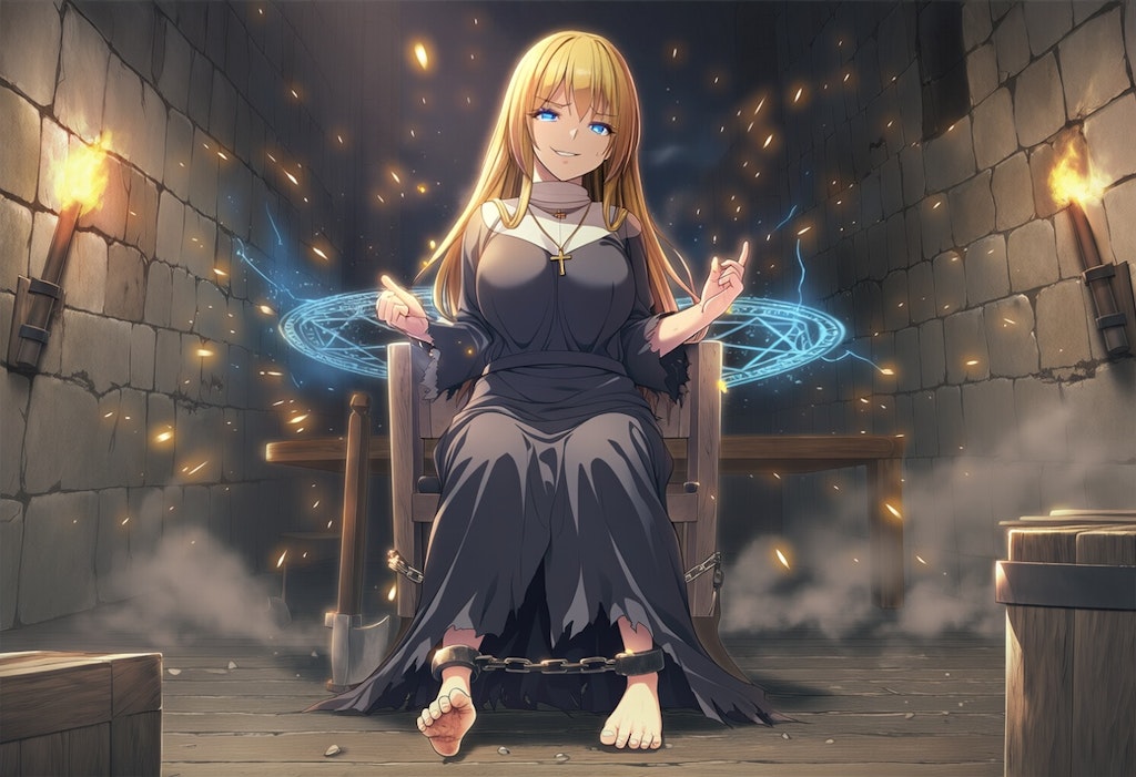 さて、、質問だ、お前は魔女か？