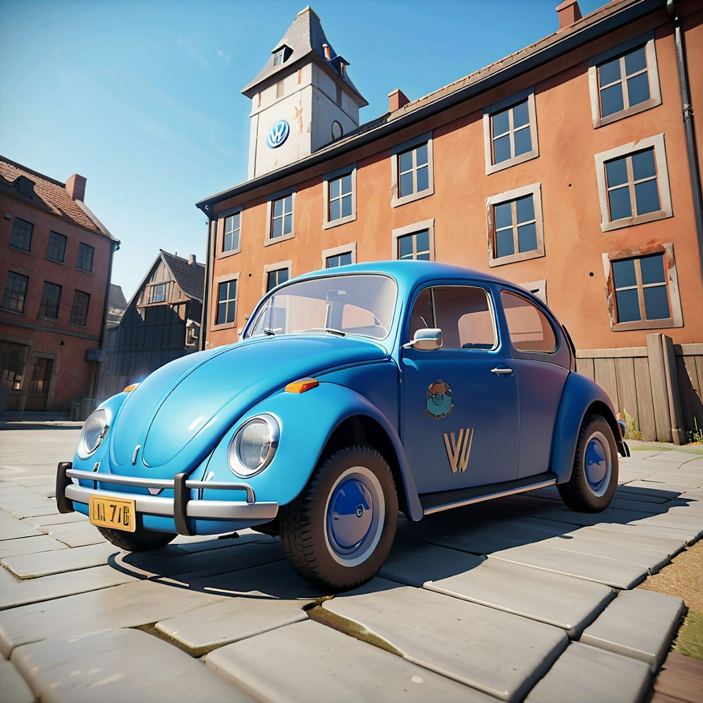 Rusty blue beetle