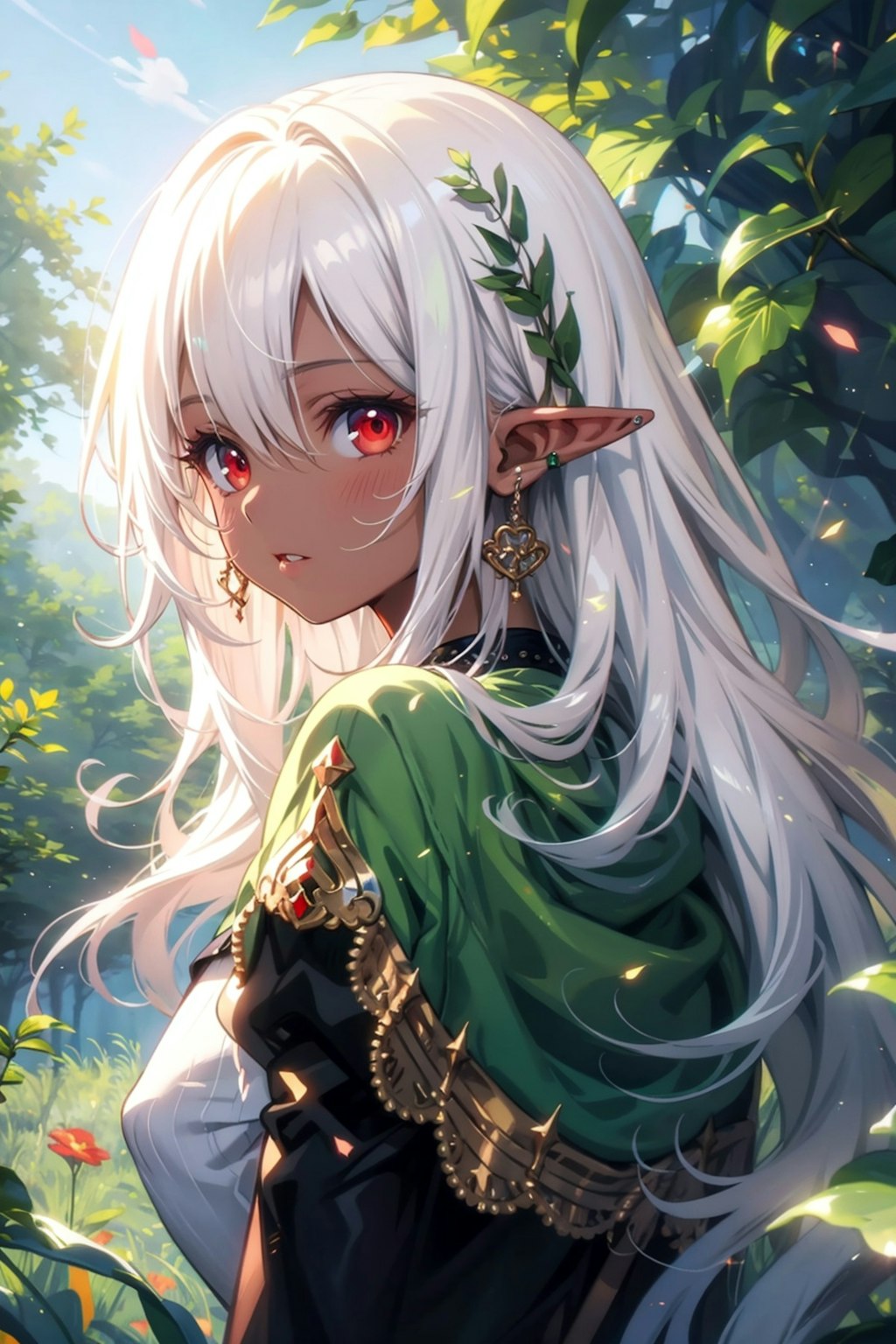 美少女ダークエルフ