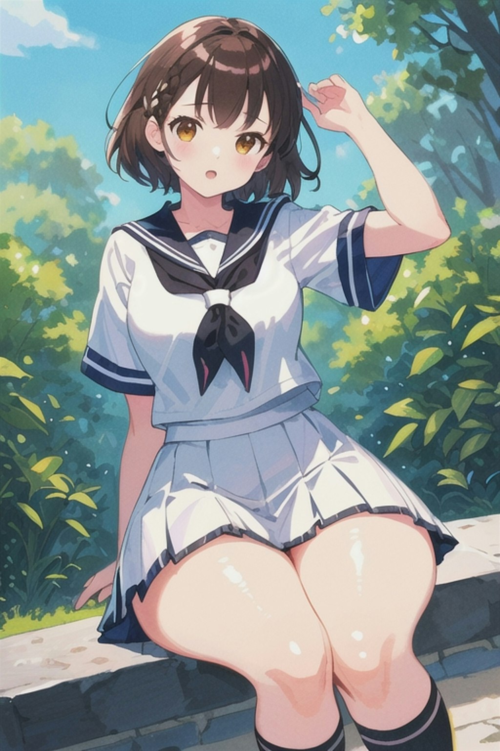 制服の女の子