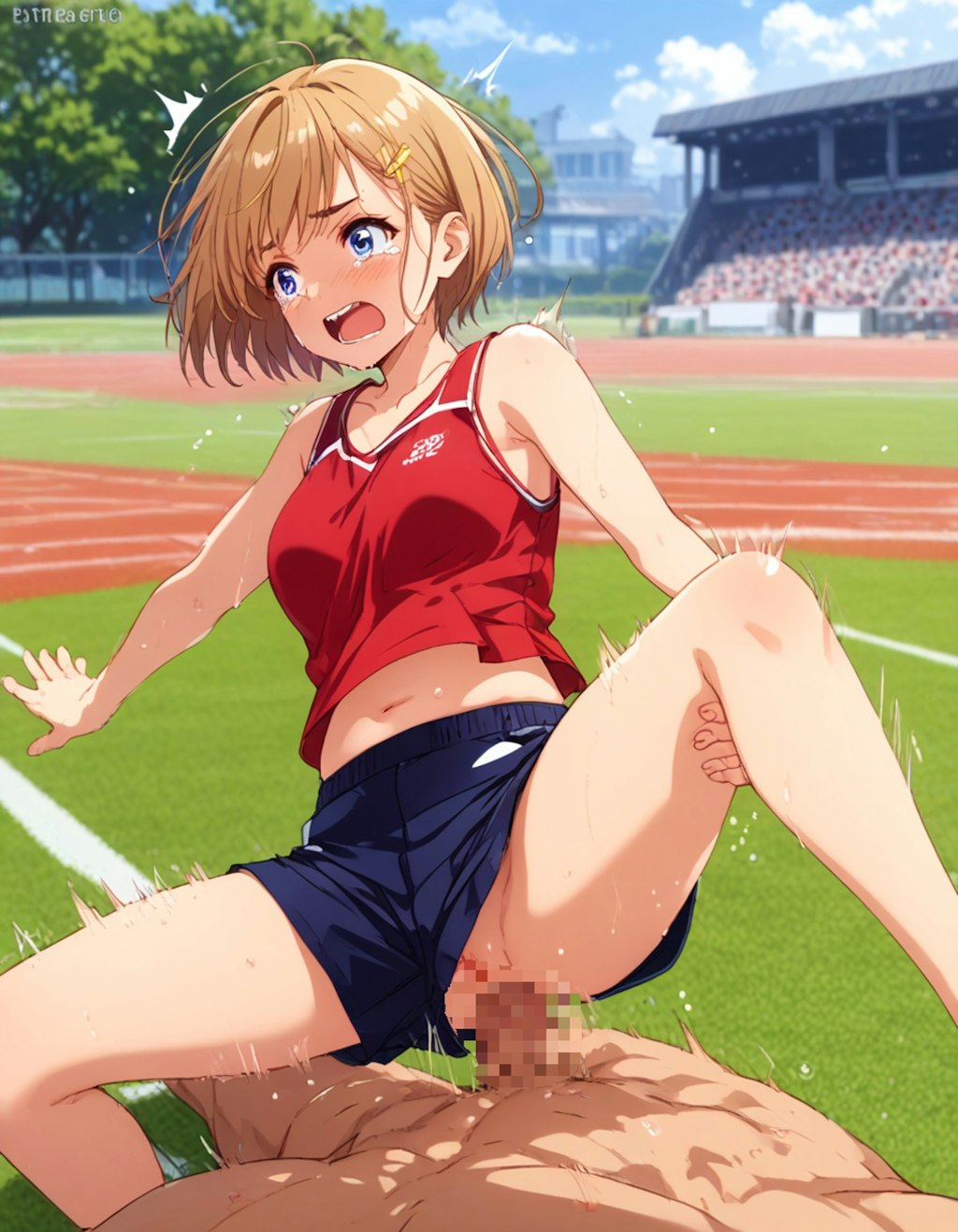 陸上部のJK / High school girls on the track and field team