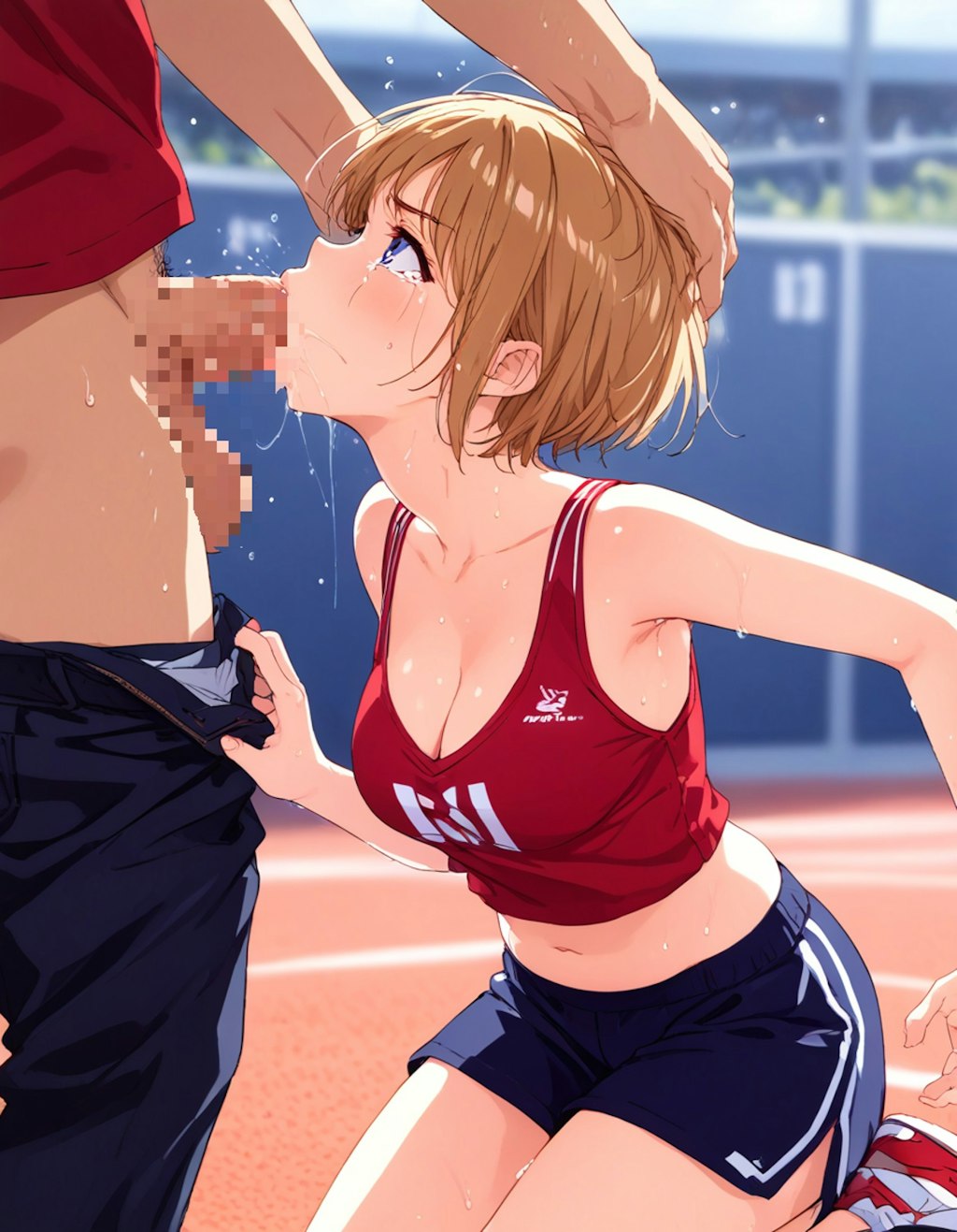 陸上部のJK / High school girls on the track and field team