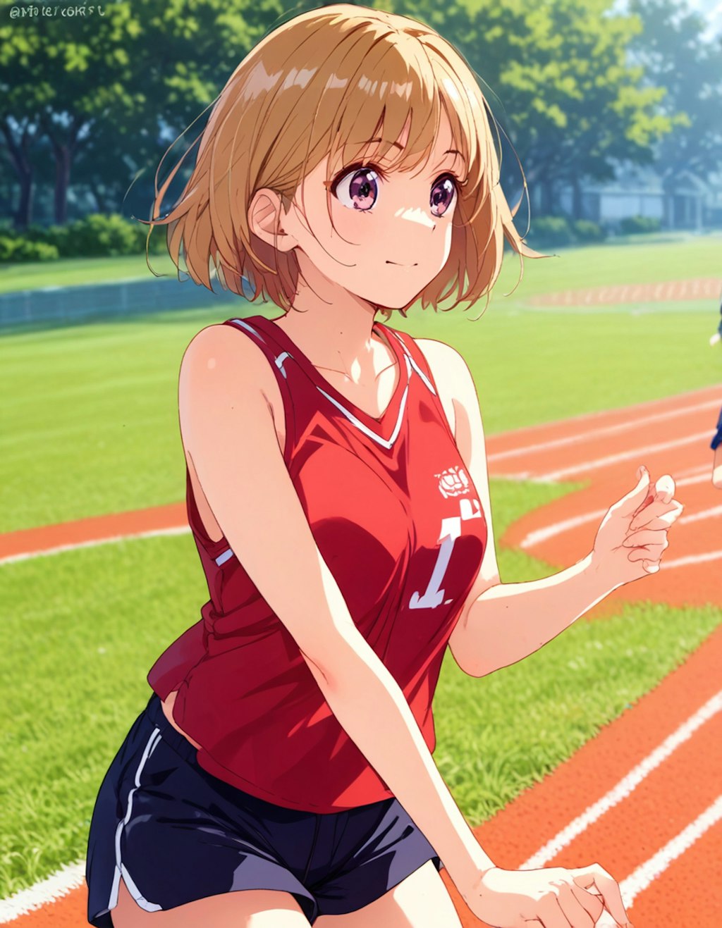 陸上部のJK / High school girls on the track and field team