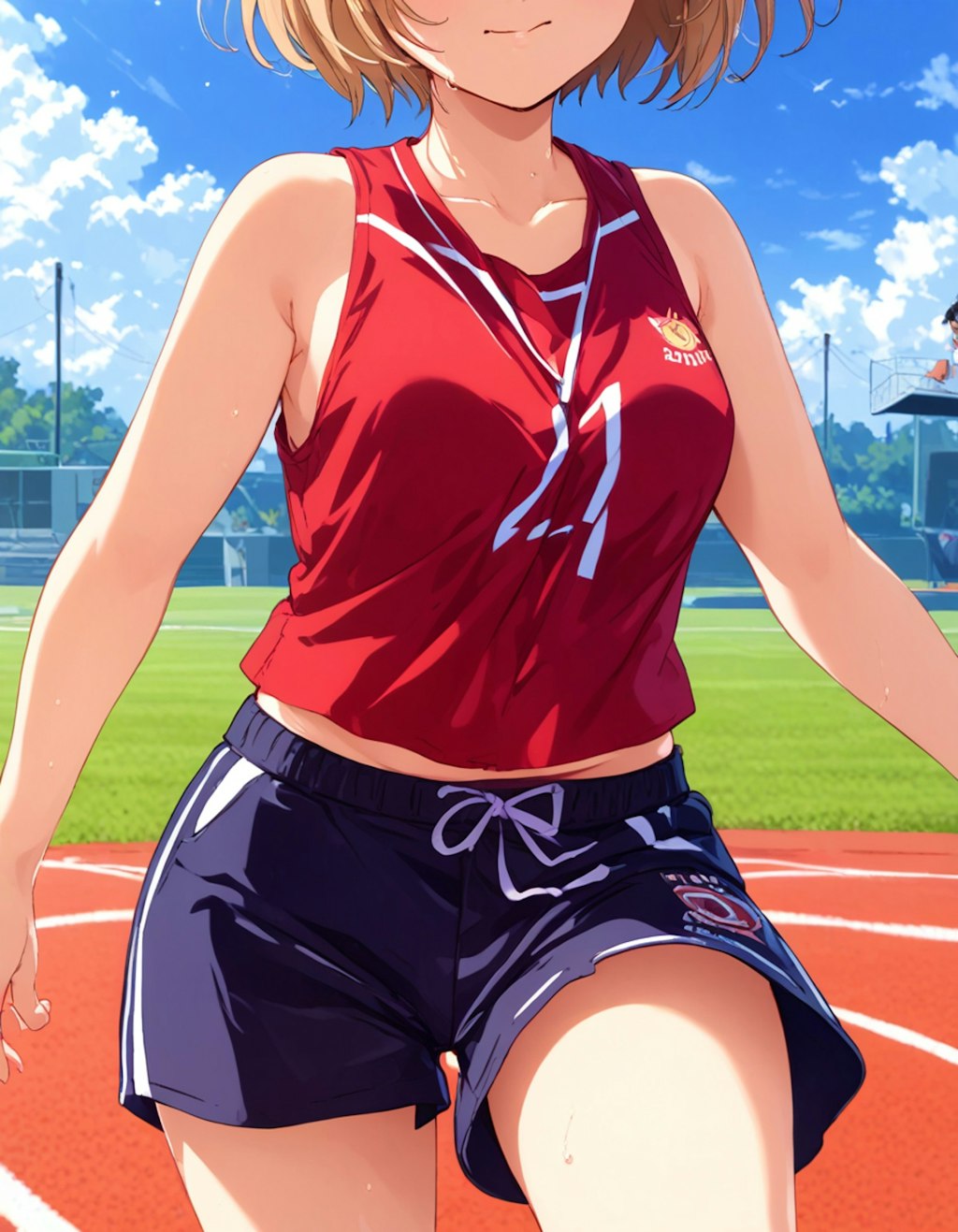 陸上部のJK / High school girls on the track and field team