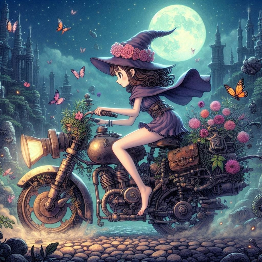 魔女とバイクシリーズ