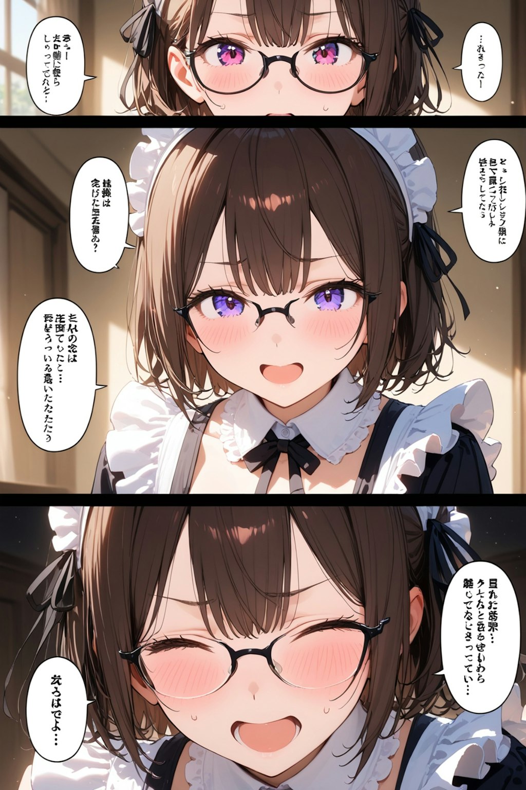 メイド部⑦話 眼鏡メイドの告白