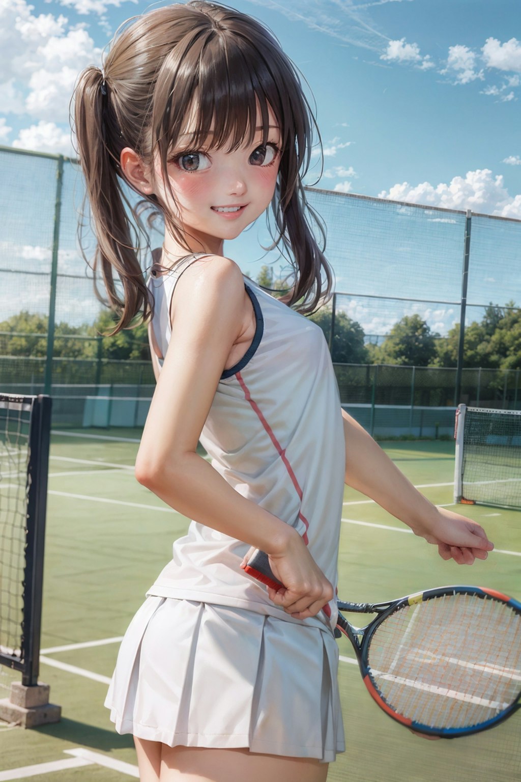 テニスの子