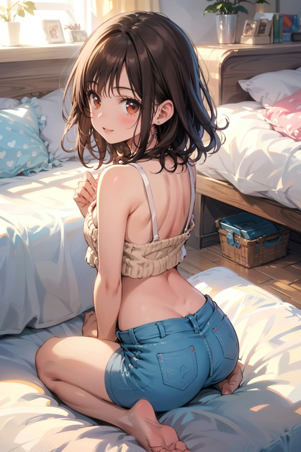 女の子部屋で