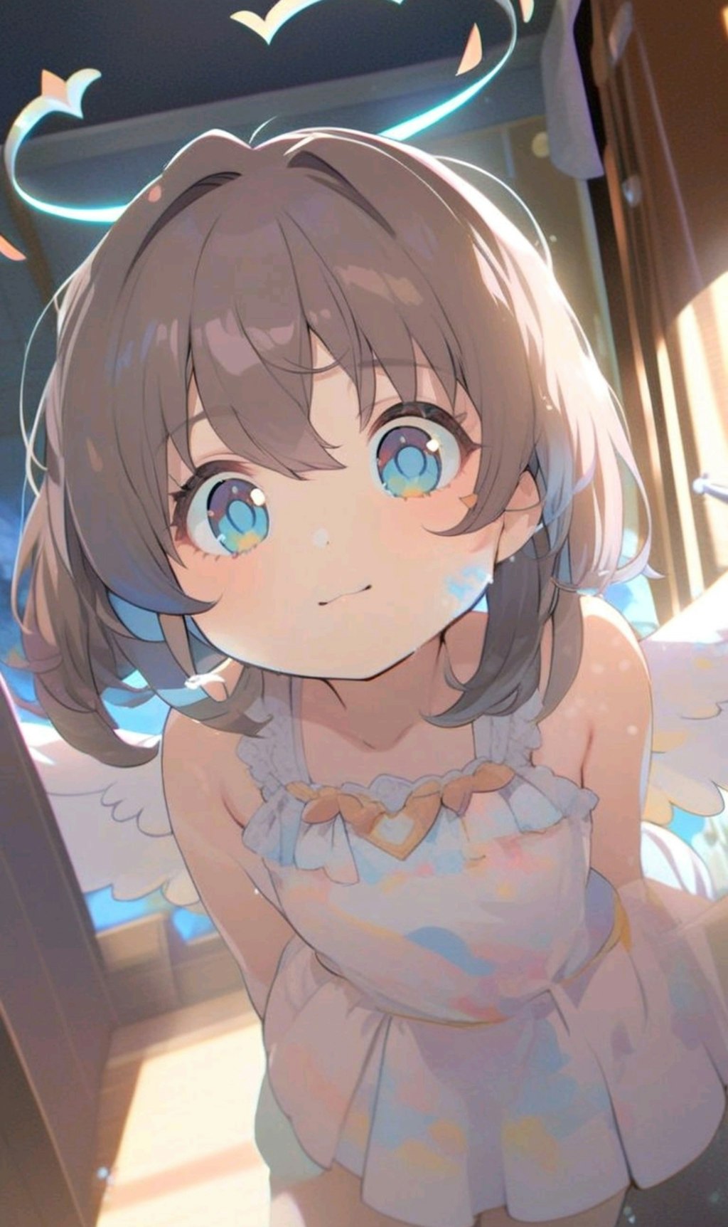 小さな天使の女の子