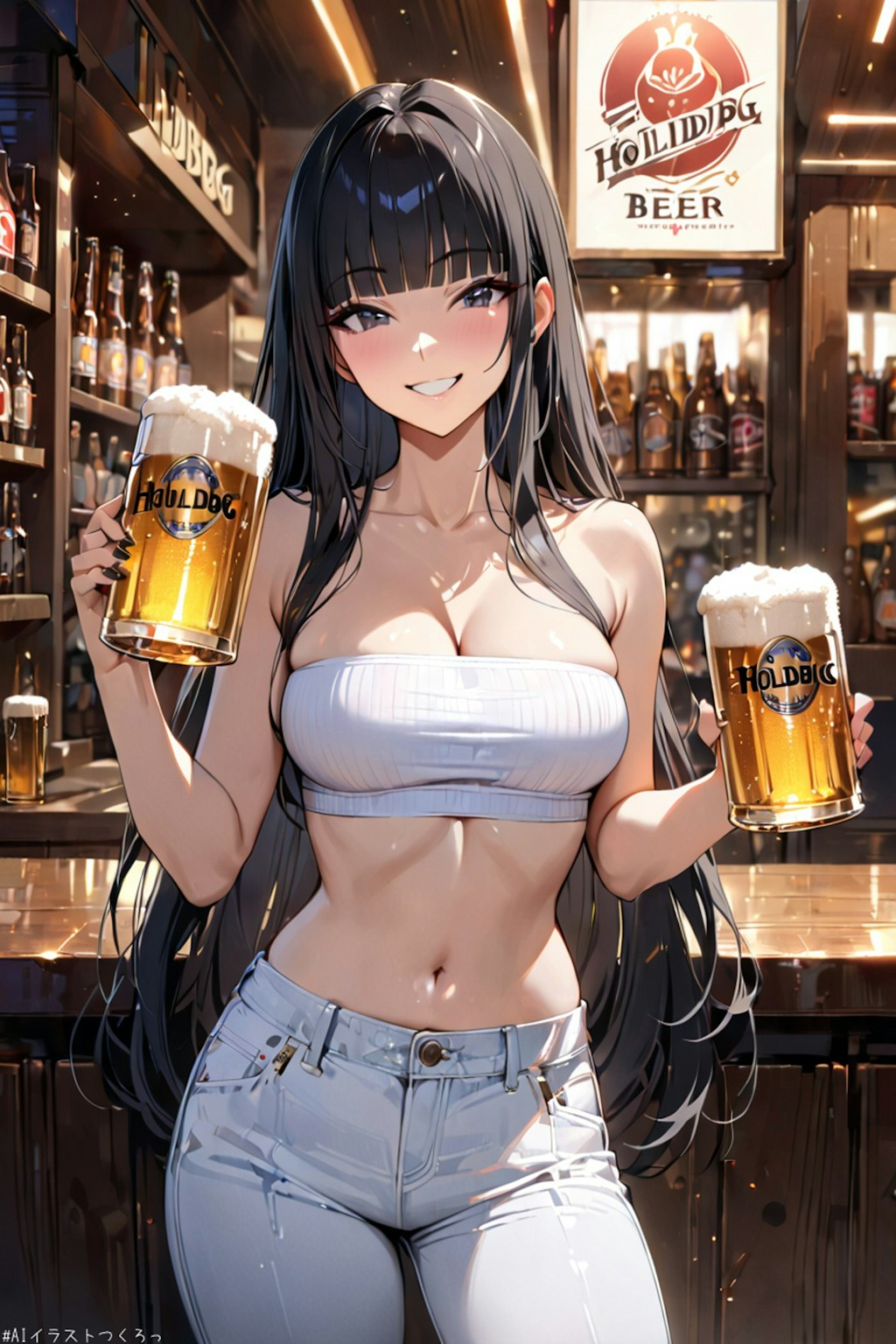 「一緒に飲もう!」