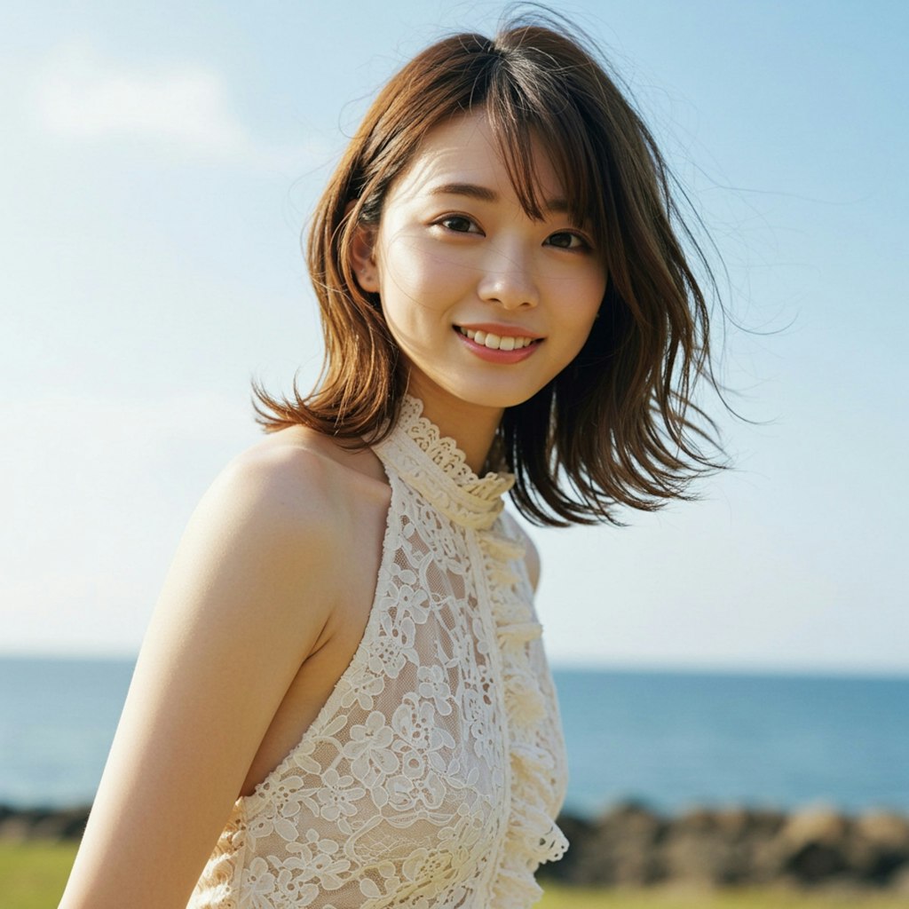週末、海開きなんだー