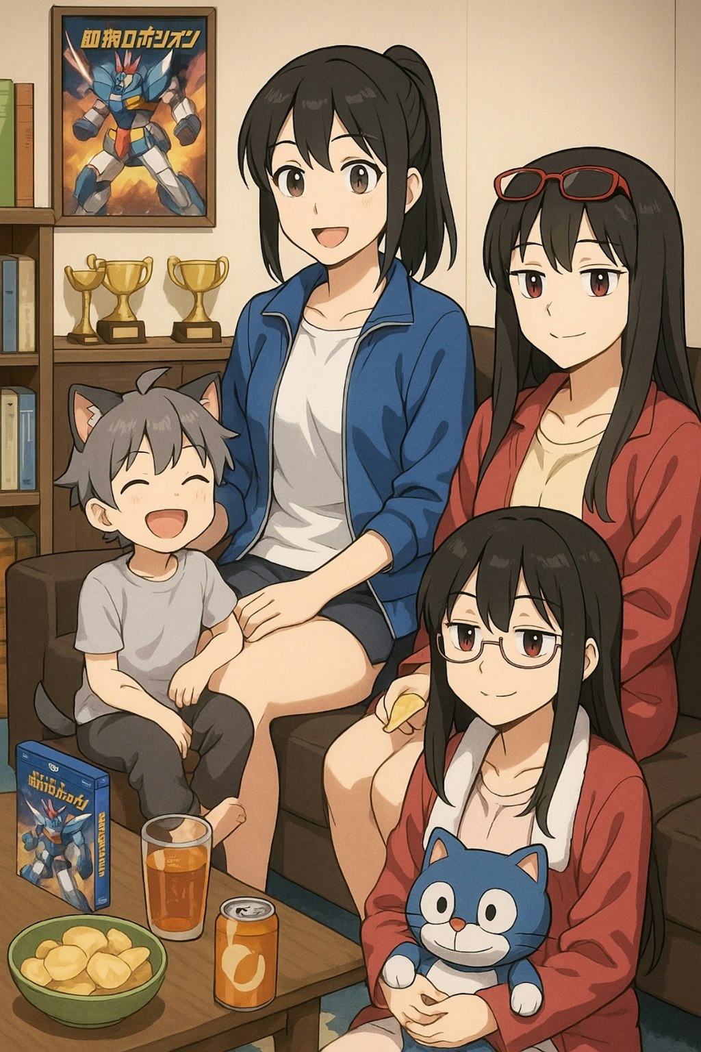 小説『機武画家の姉妹たち アニメを見る』【ニャンノ世界】