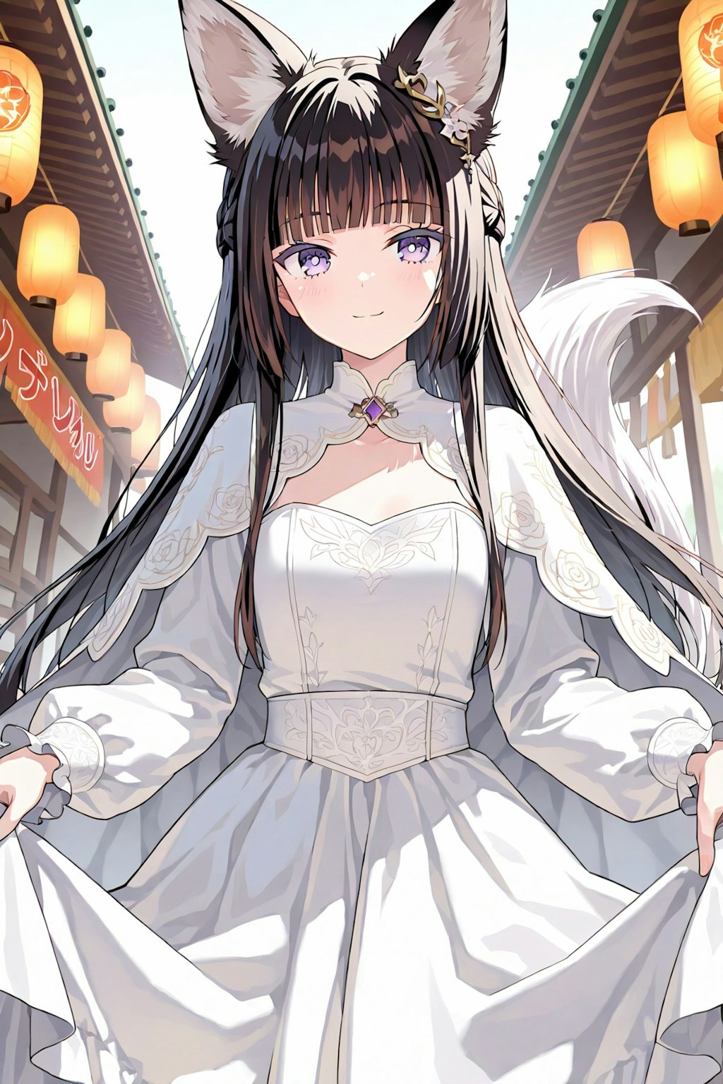 純白の狐姫