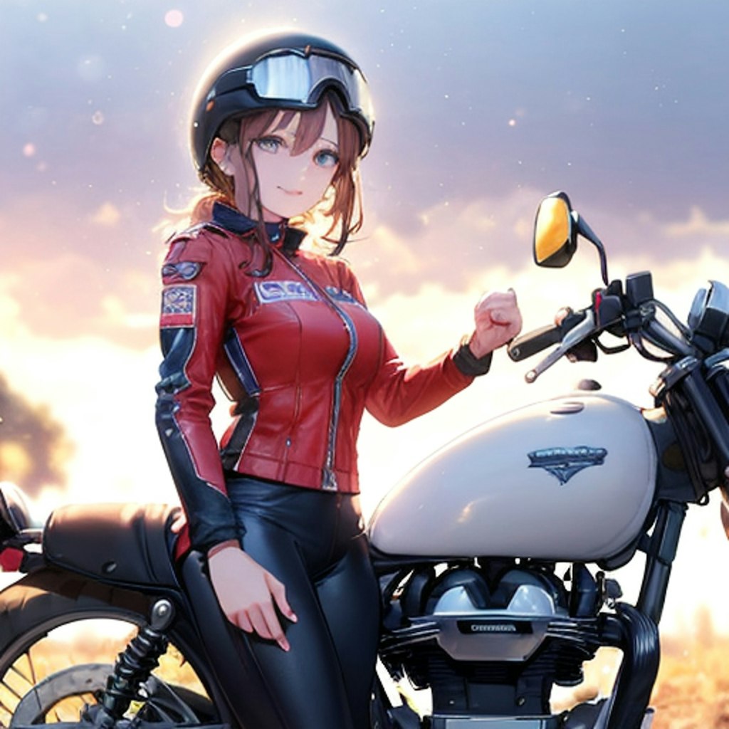 バイク好き彼女