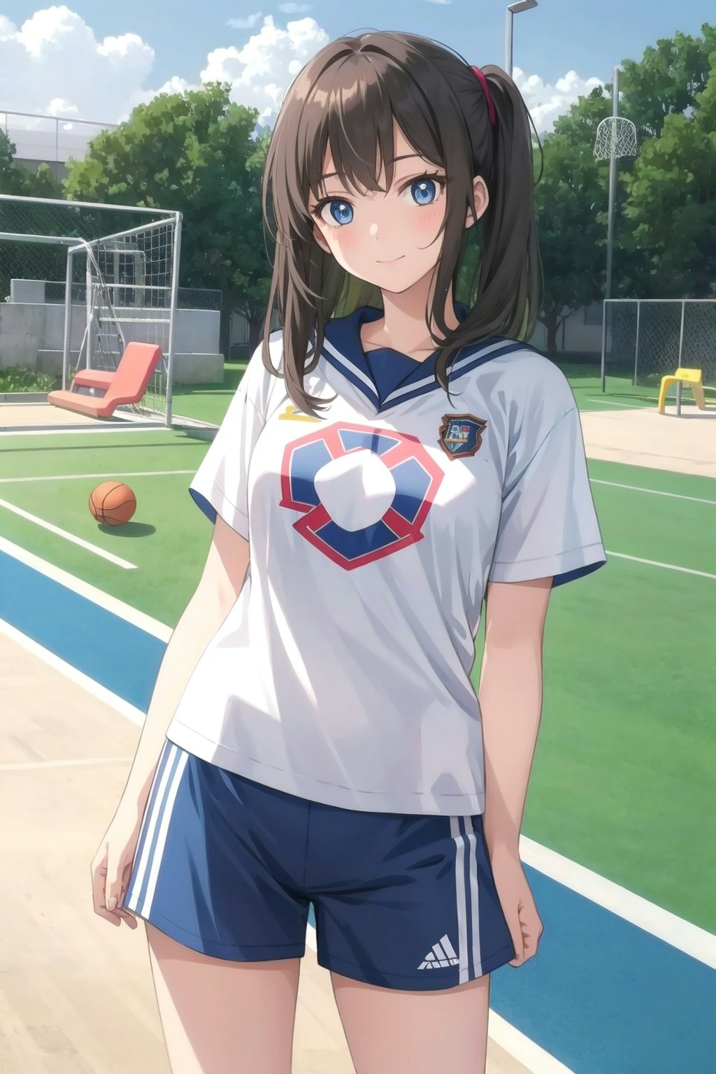 かわいいジャージの女の子