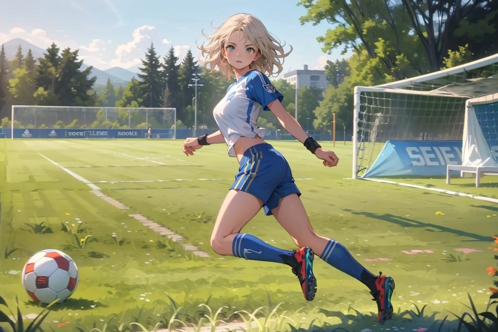 全力サッカー少女8