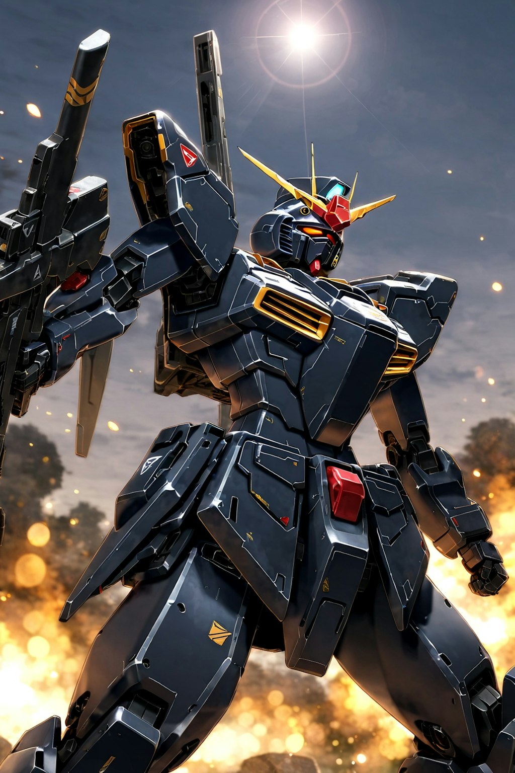 ALTAIRでガンダムガチャ「黒いガンダム」