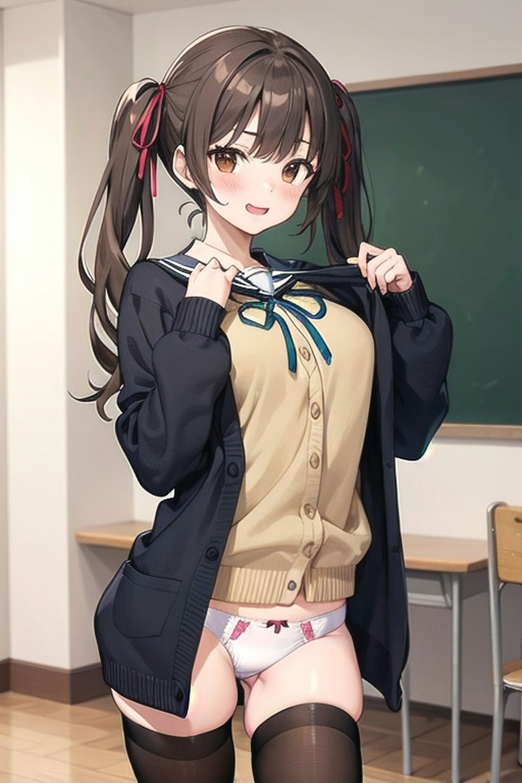 School twintails girl