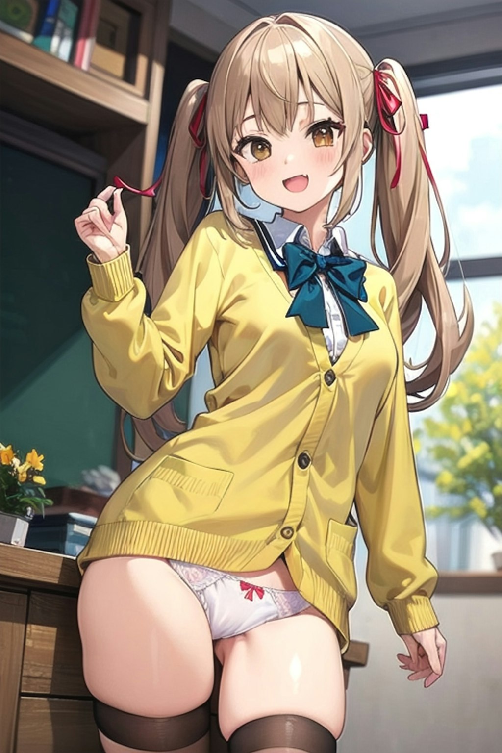 School twintails girl