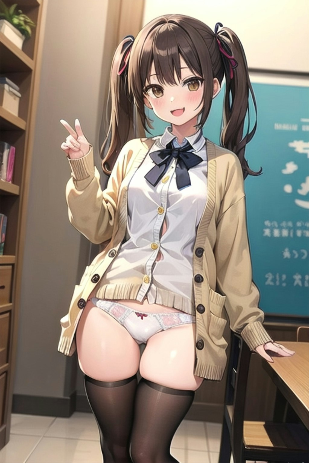 School twintails girl