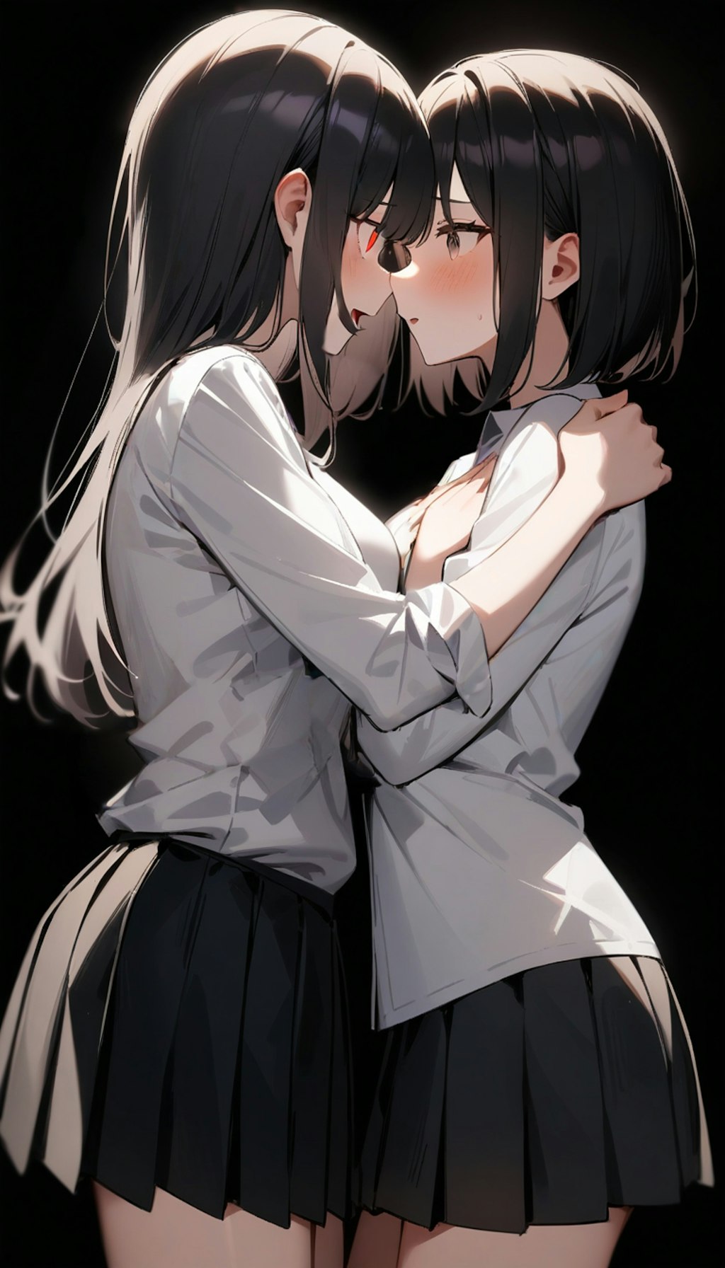 百合キス悪魔堕ち