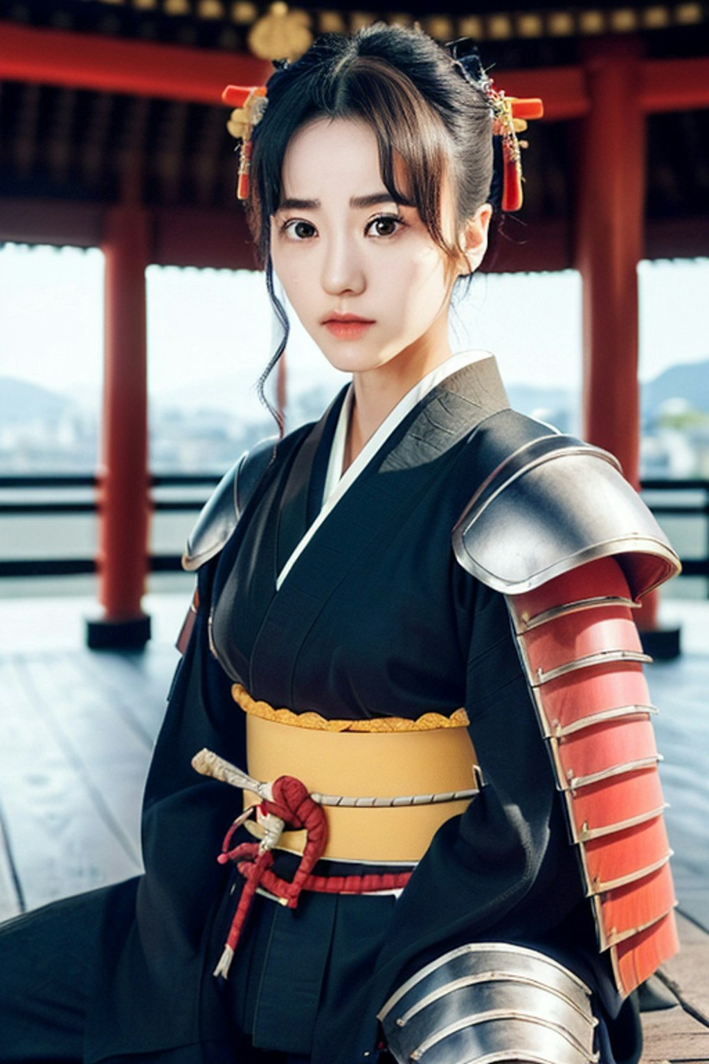 待つ侍