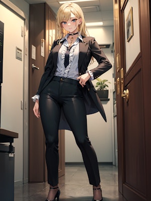 Lady in Suit
