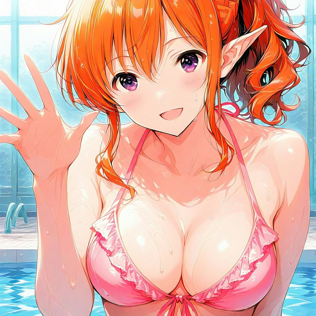 エルフが水着に着替えたら（その２）