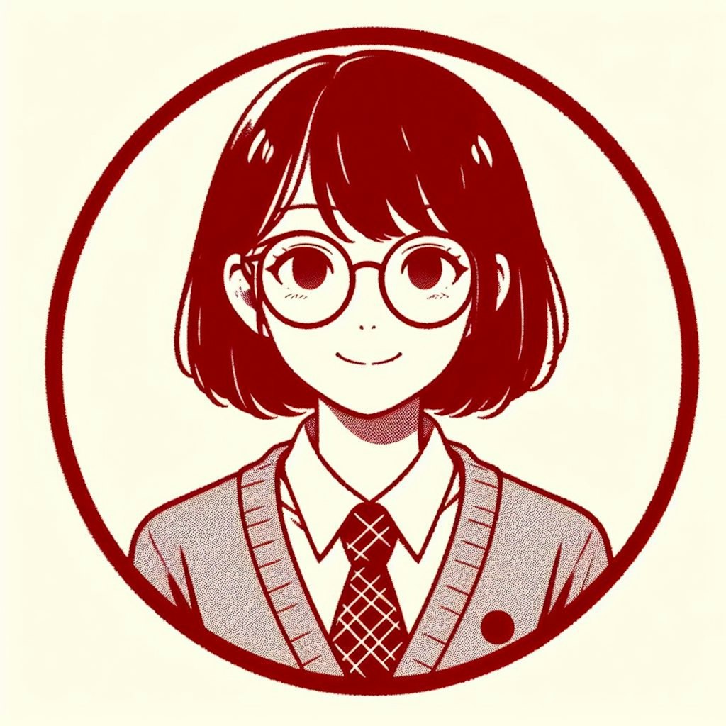 眼鏡女子 楓のロゴ