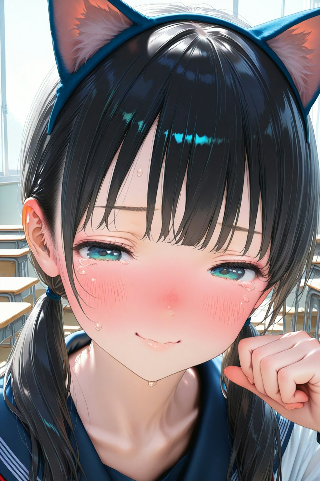 「にゃあ…」