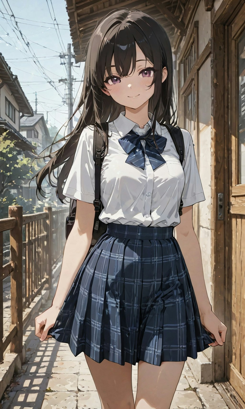 通学中