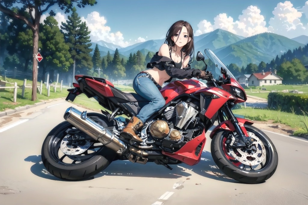 バイク女子