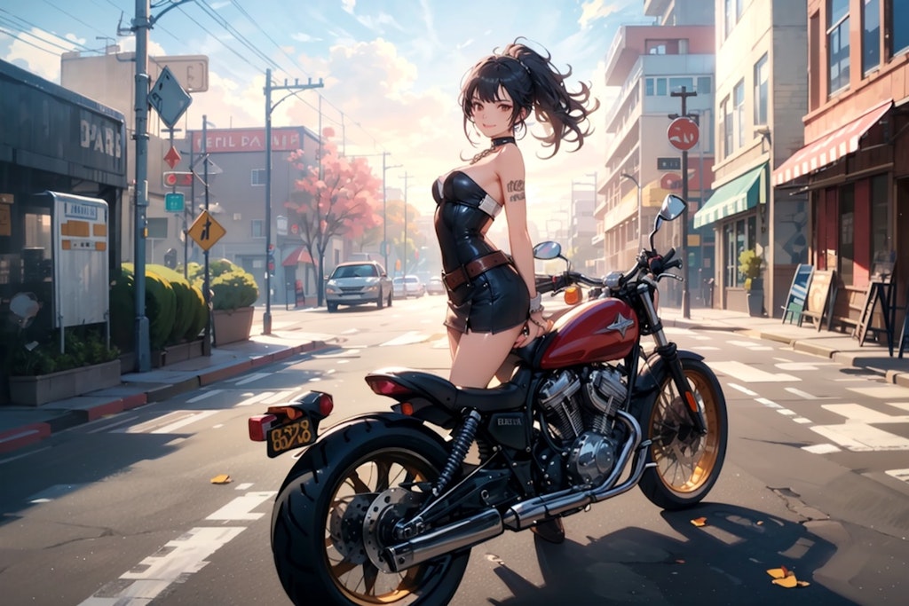 バイク女子