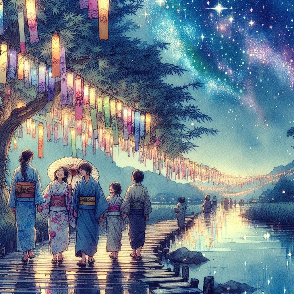 七夕夜景