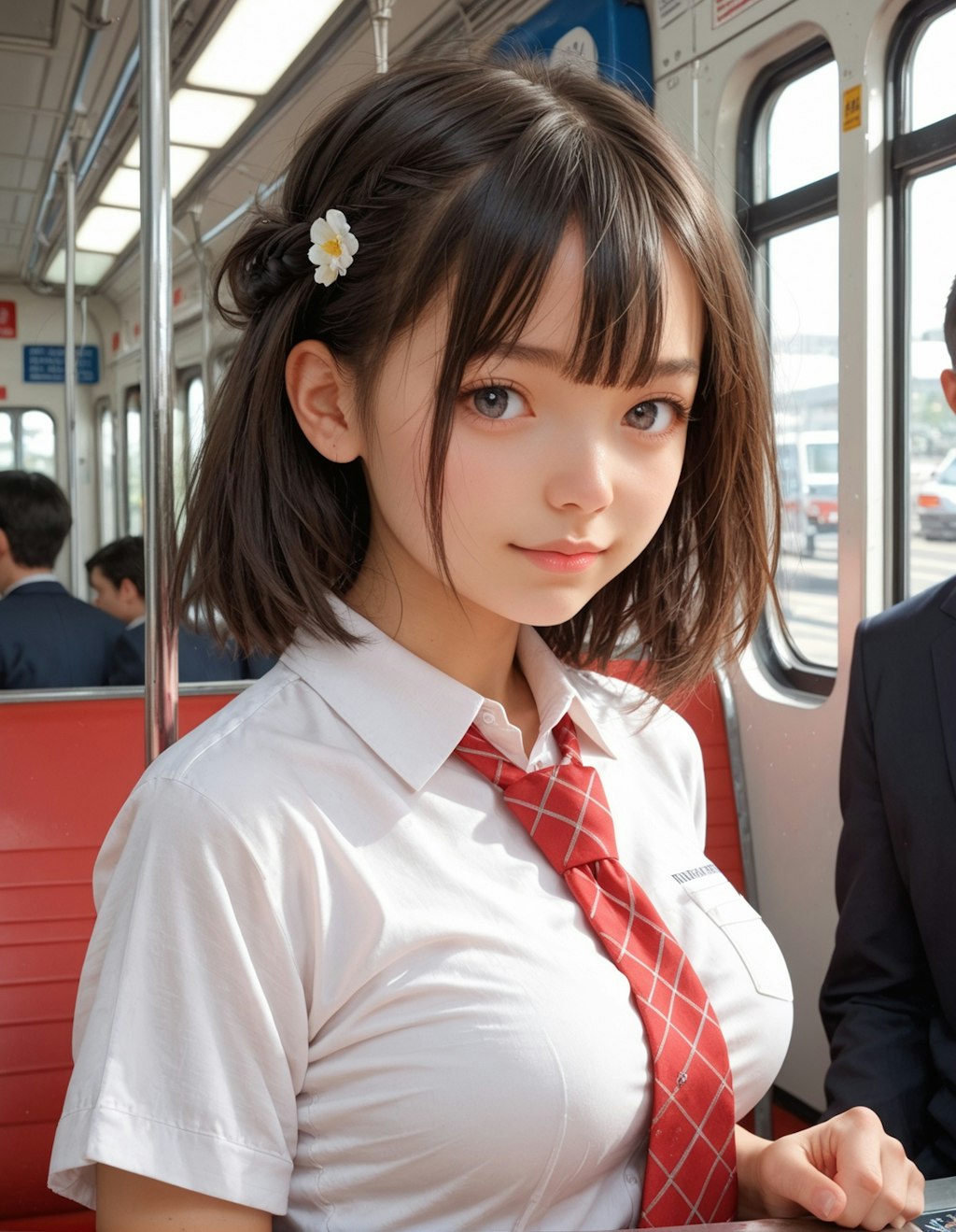 電車で見かける女の子