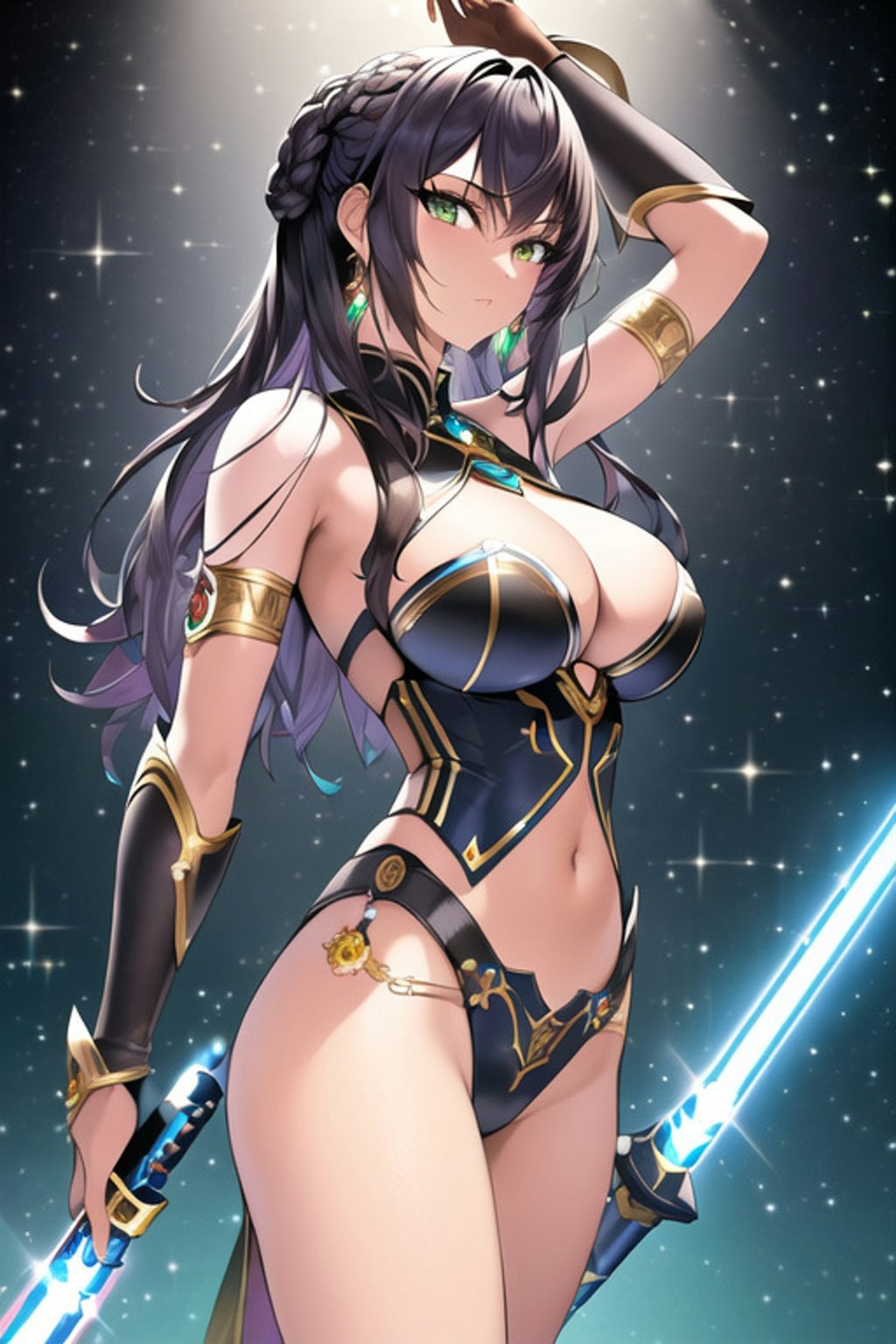 SW（スターウォーズ）風ビキニアーマー美女