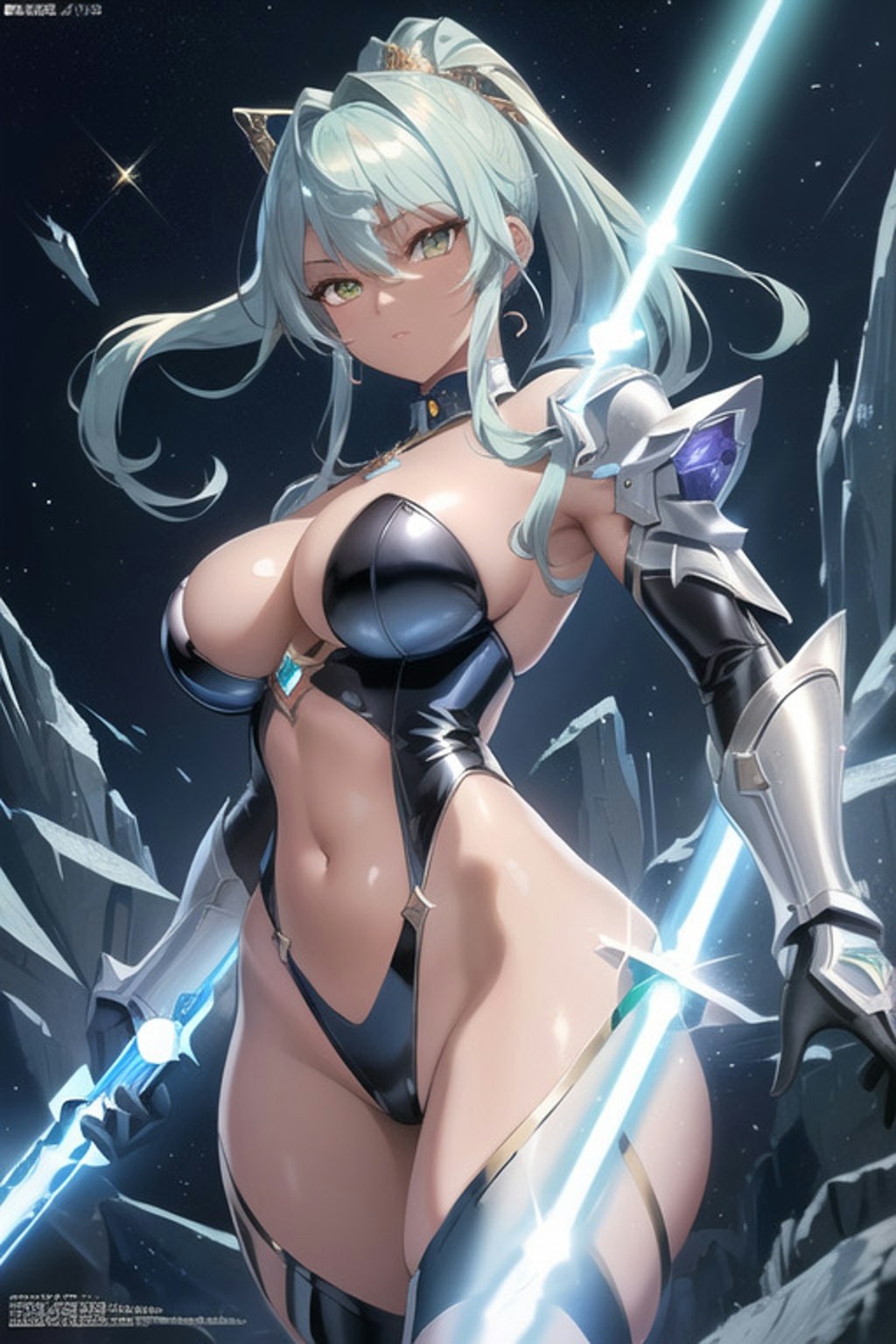 SW（スターウォーズ）風ビキニアーマー美女