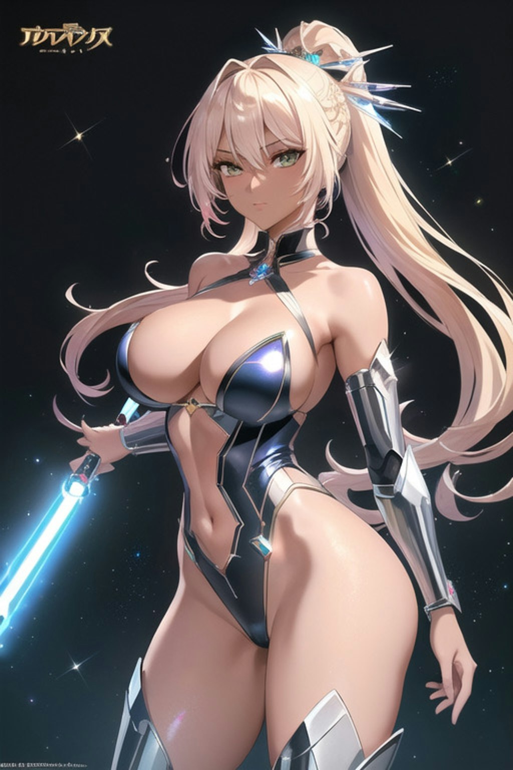 SW（スターウォーズ）風ビキニアーマー美女