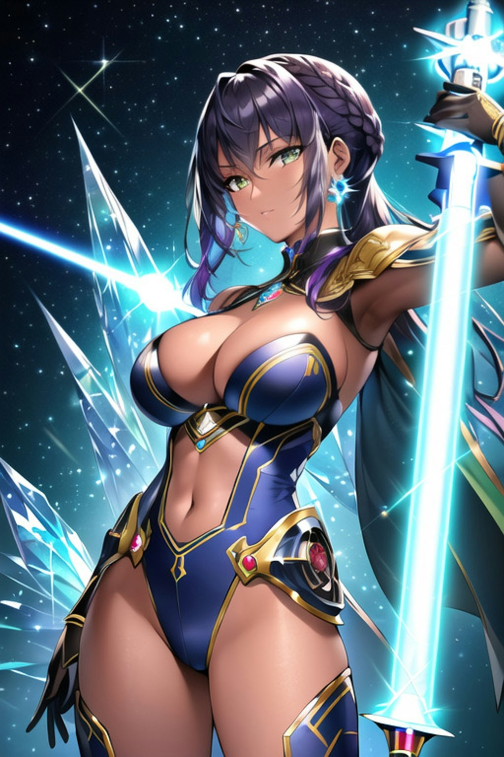 SW（スターウォーズ）風ビキニアーマー美女