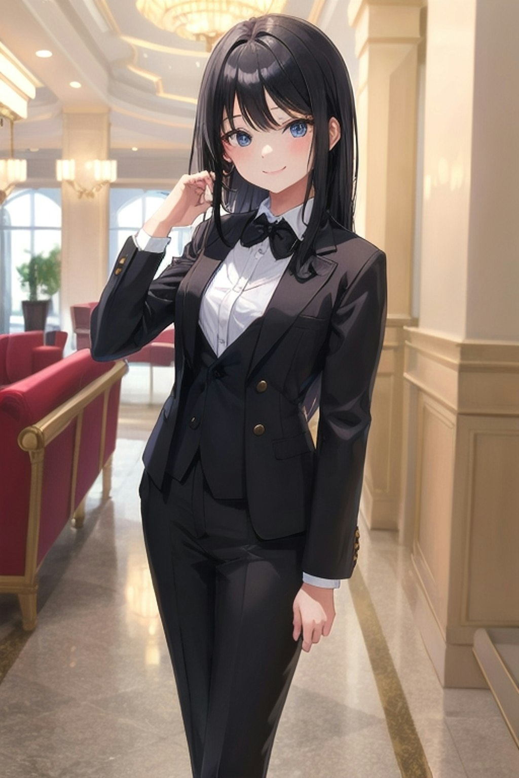 タキシード美少女エリカ　ホテル勤務