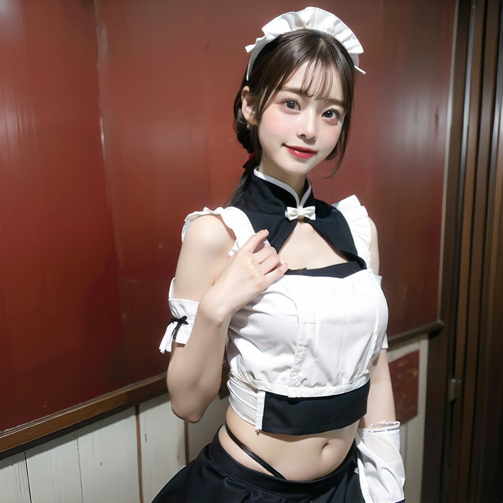 チャイナメイドのAI美女です