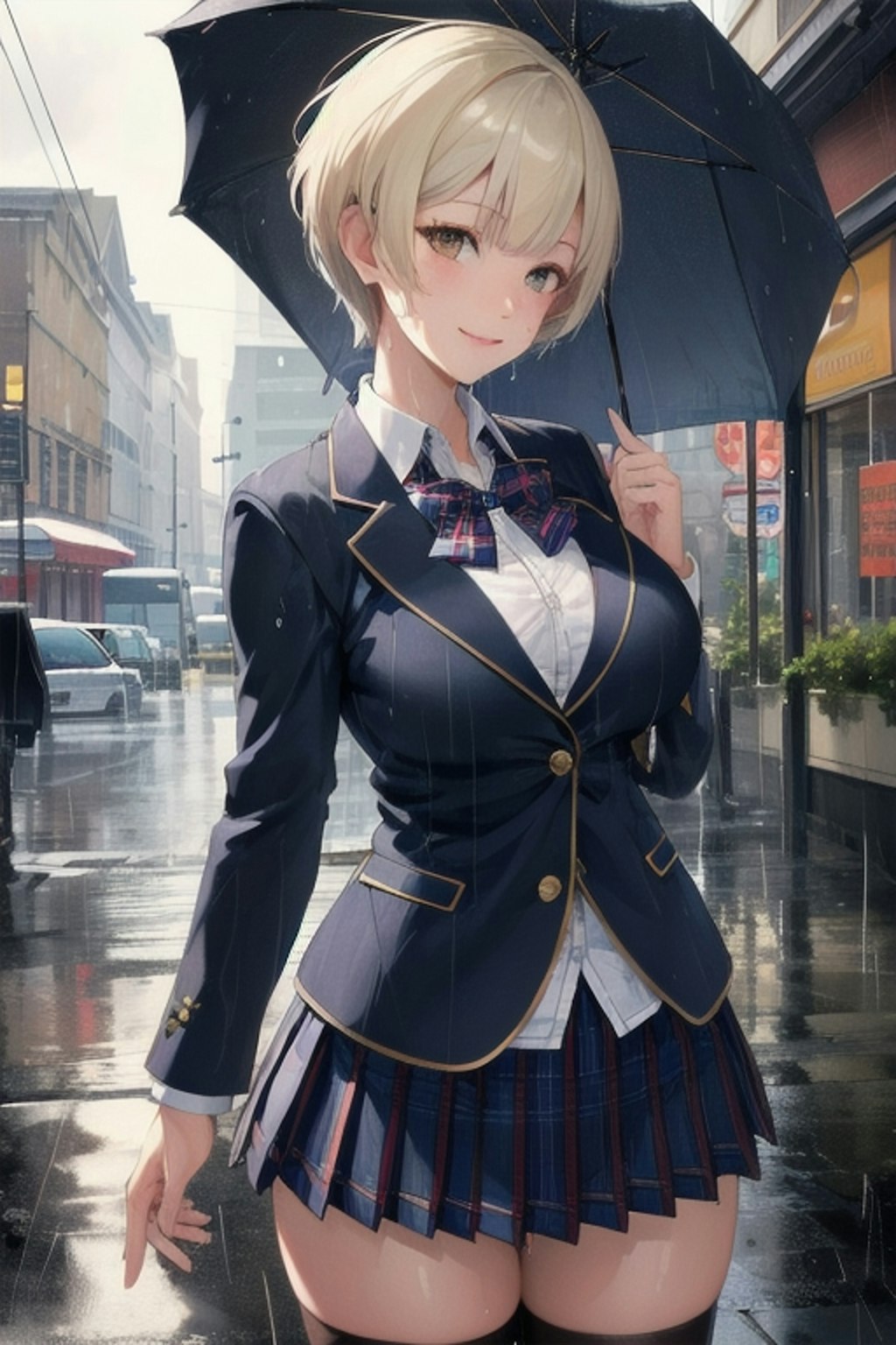 雨になったね