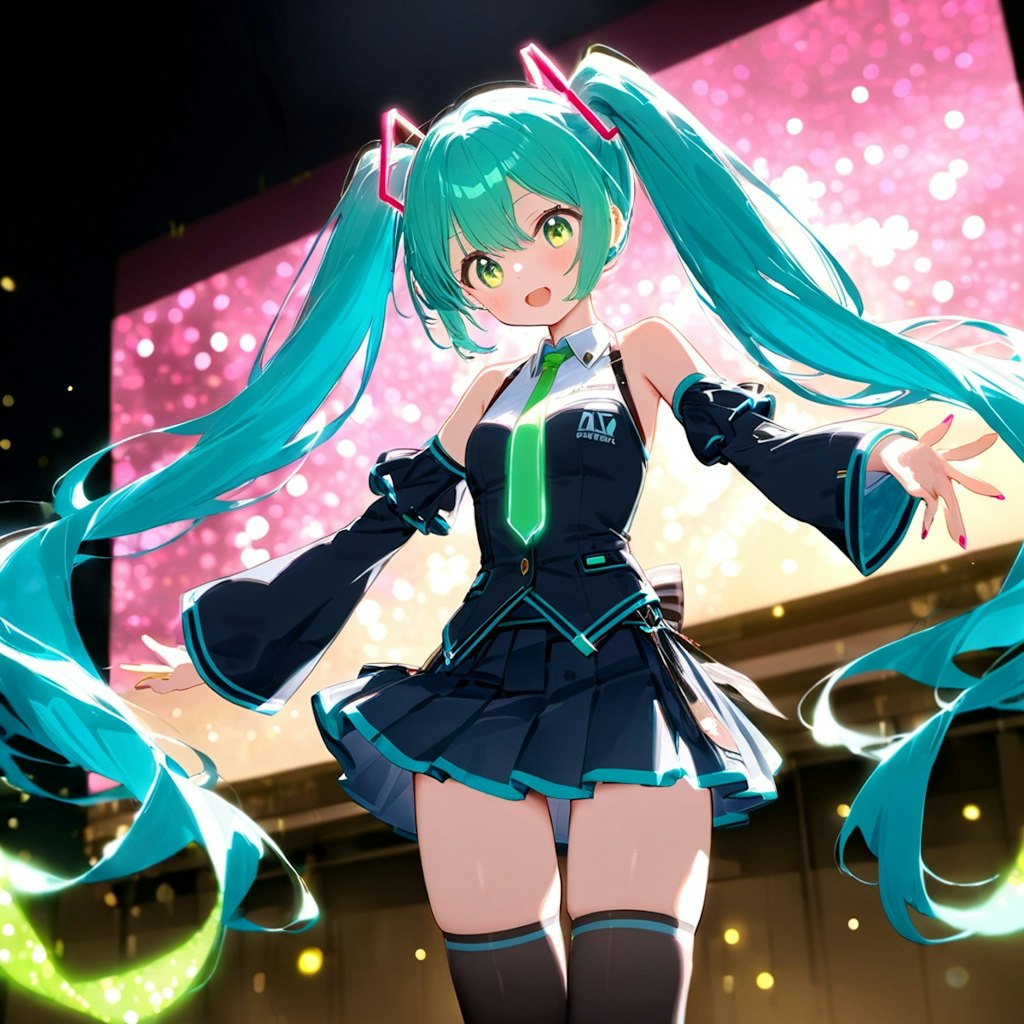 初音さんのライブ