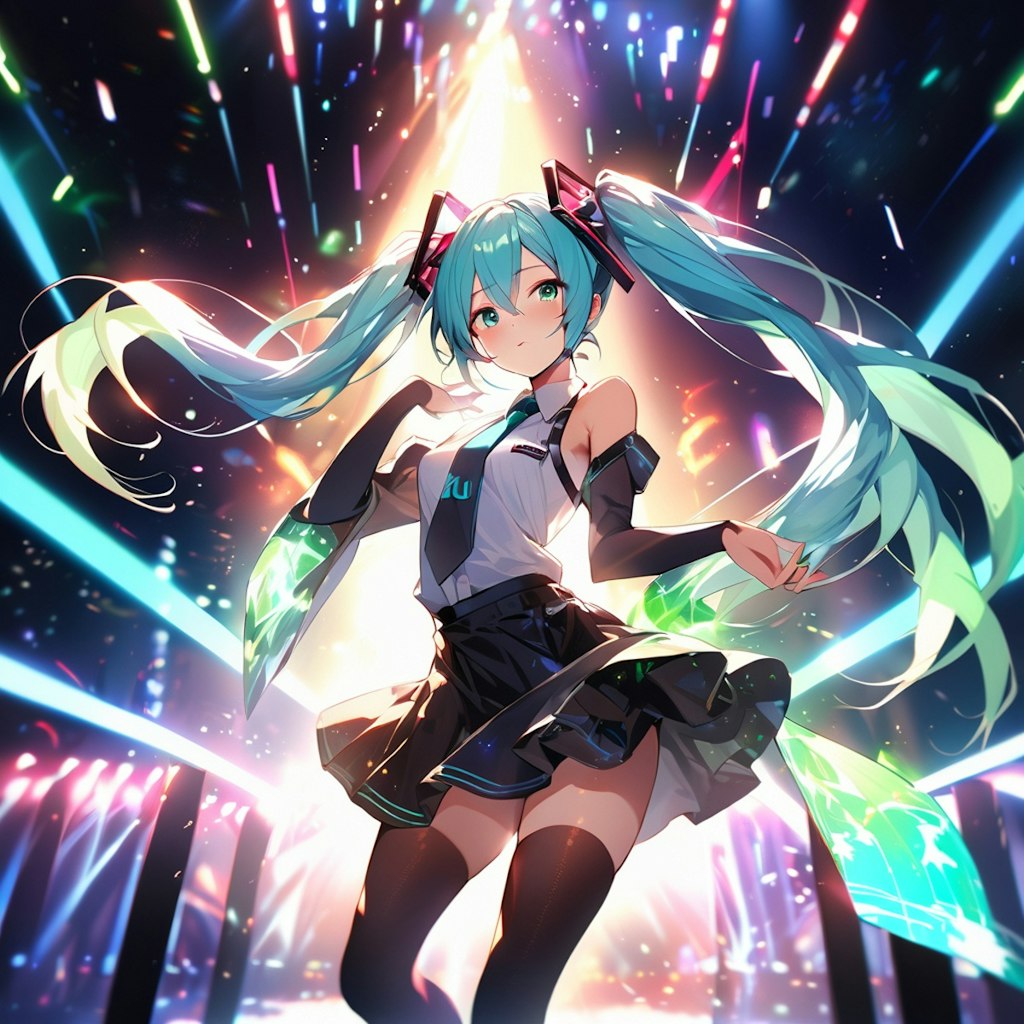 初音さんのライブ