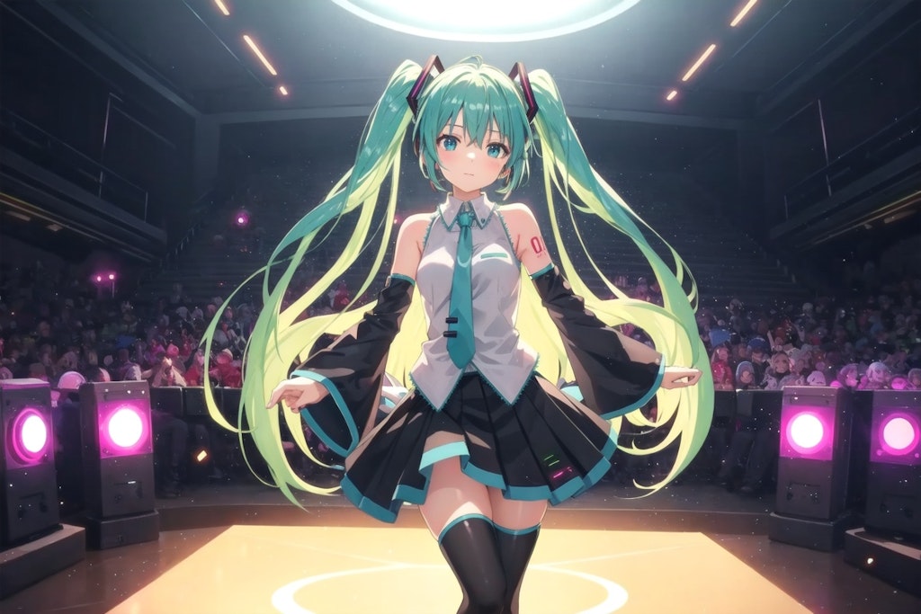 初音さんのライブ